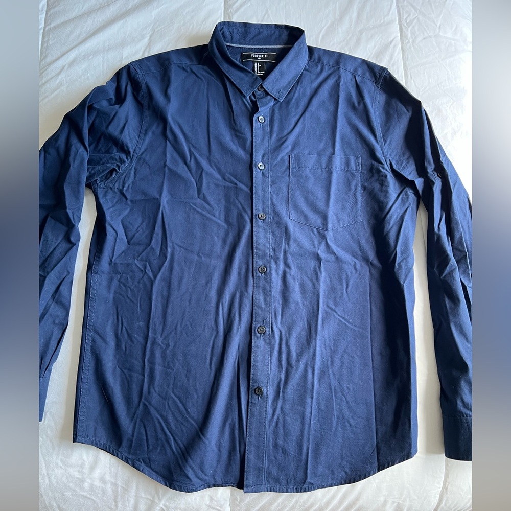 Men's Navy Blue Shirt